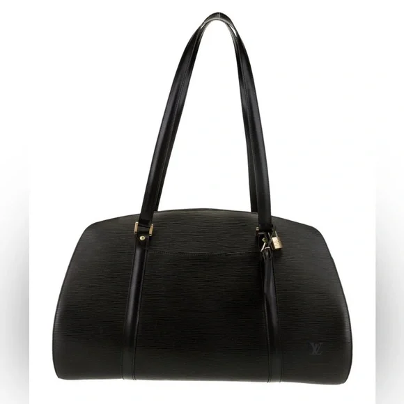 Louis Vuitton Black Leather tote - Picture 3 of 5